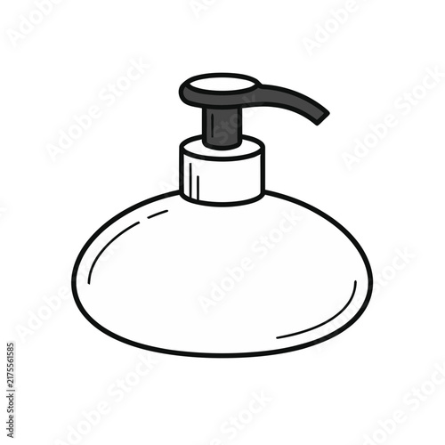 Soap dispenser vector illustration
