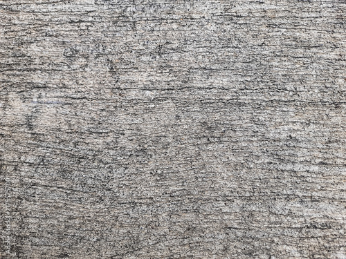 Gray concrete road surface shows rough, natural texture. Lines run across the stone in varied directions. Surface features subtle variations in tone and depth