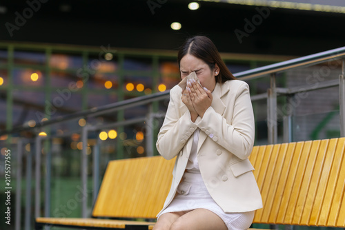 Cuadro en lienzo Allergy concept