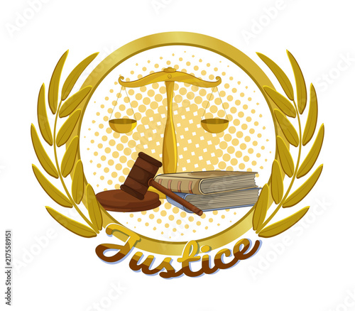 Symbolic representation of justice and law