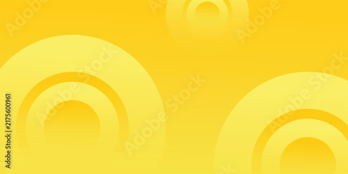 gradient yellow background. Abstract yellow modern background with circle elements. vector ilustration eps10
