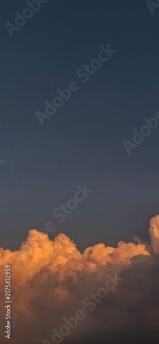 Photography sunset in the sky