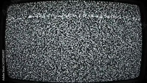 Endless Vintage Television Static