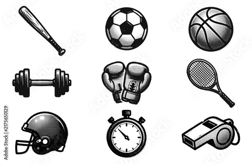 Sports equipment collection
