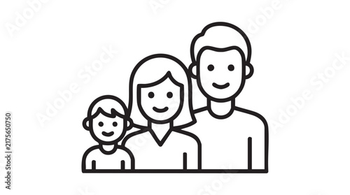 happy family icon