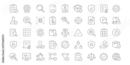 Quality Control & Inspection Icons
