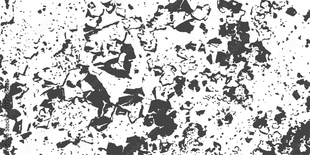 Obraz premium Abstract cracked surface texture with distressed patterns and fine speckles in monochrome