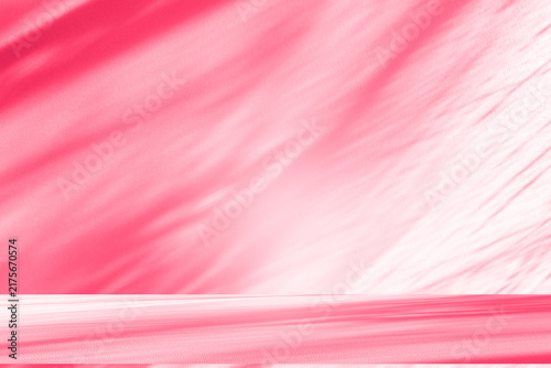 Wall interior background, studio and backdrops show products.with shadow from window color pink background for text insertion and presentation interior decoration	
