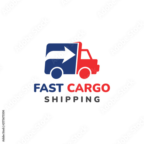 Fast Cargo Logo Vector Simple Minimalist