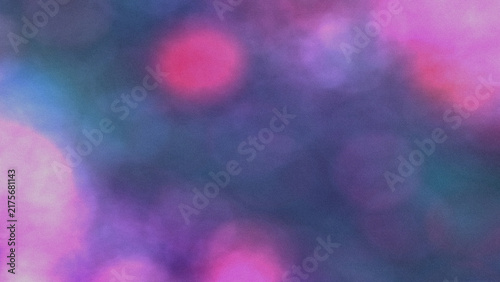 Soft focus bokeh lights in pink, purple, and blue hues, abstract background, for
