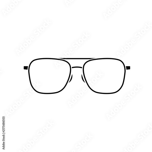 Glasses icon design template