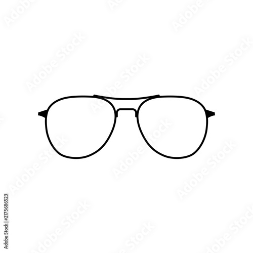 Glasses icon design template
