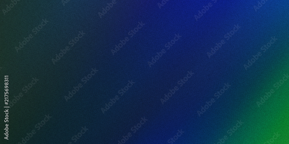Fototapeta premium Abstract dark blue green gradient texture with fine noise grain finish subtle atmospheric background for digital display.