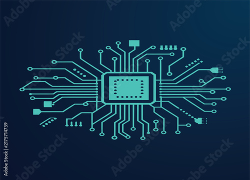 Konstfotografi circuit board vector