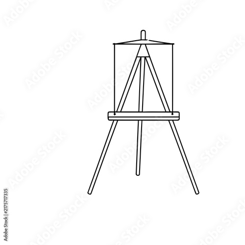 Simple Easel Outline