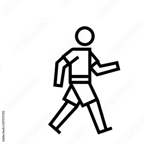 Walking person icon