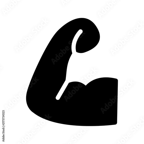 Принти на полотні Muscle Icon Vector Symbol Design Illustration
