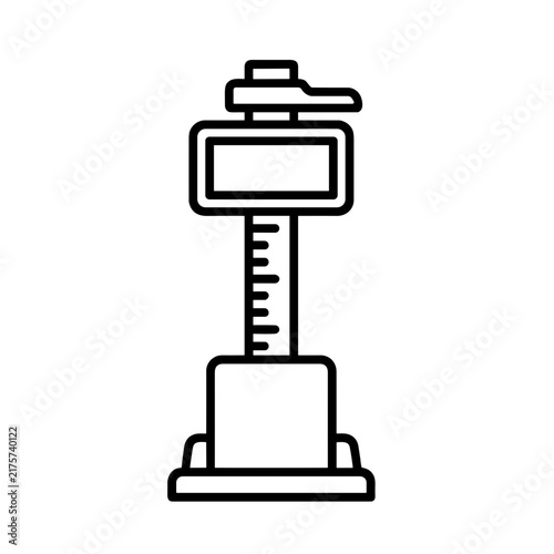 vector illustration of a black and white icon on white