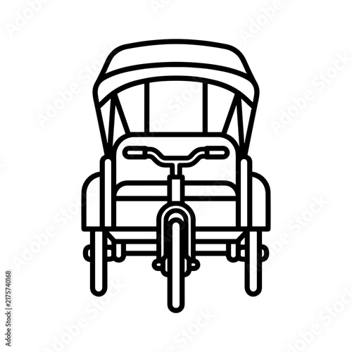vector illustration of old car