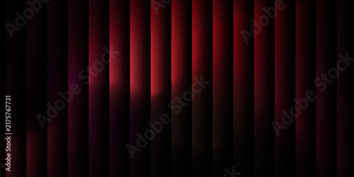 Abstract Dark Red Vertical Striped Background. Abstract dark pink vertical stripes background, glowing neon light bars on black backdrop.  ideal for design, presentation and visual effects.

