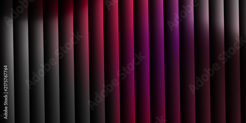 Abstract Dark Red Vertical Striped Background. Abstract dark pink vertical stripes background, glowing neon light bars on black backdrop.  ideal for design, presentation and visual effects.
