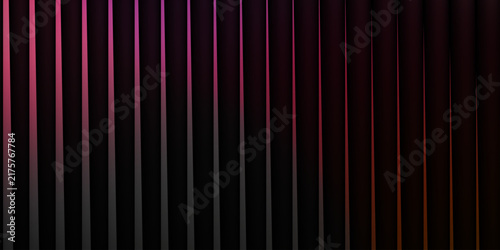 Abstract Dark Red Vertical Striped Background. Abstract dark pink vertical stripes background, glowing neon light bars on black backdrop.  ideal for design, presentation and visual effects.
