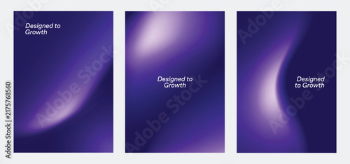 Abstract wave blurry business events poster flyer.