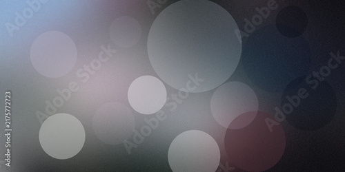 Foto Dark abstract background with floating circular bokeh light particles for atmospheric and modern digital graphic projects