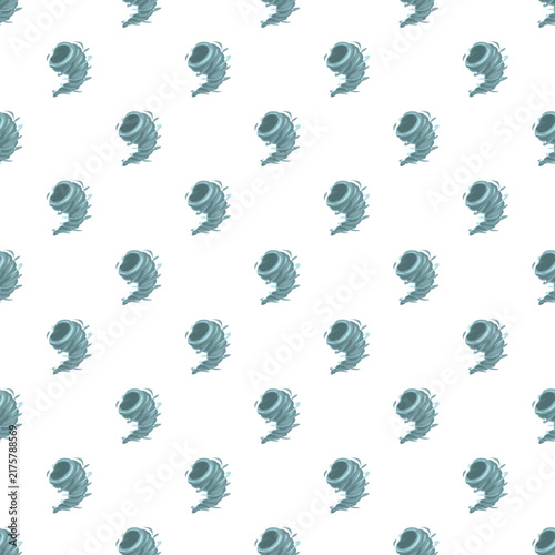Fotografie Repeating cartoon tornado pattern illustrating severe weather concepts