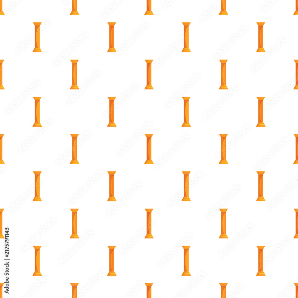 Obraz premium Golden ancient greek or roman columns forming a seamless repeating pattern