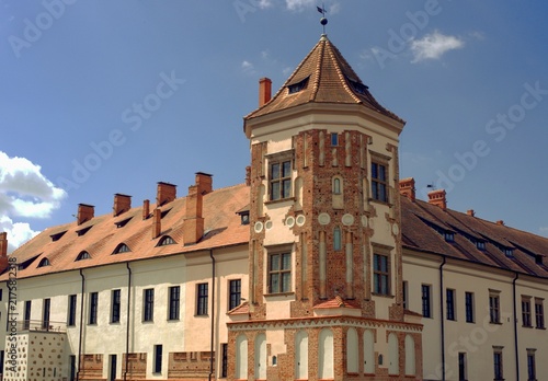 Cuadro en lienzo The historic Mir Castle in Belarus