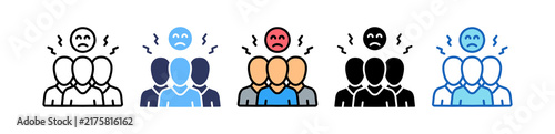 Photography Social Anxiety multiple icon