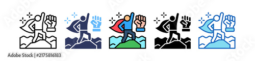 Courage Action multiple icon
