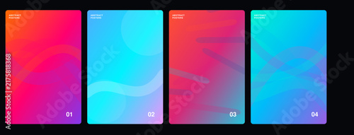 Modern geometric vector pattern design in vibrant pink and teal colors for digital backgrounds