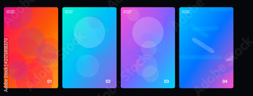 Modern geometric vector background design with gradient color blocks and clean lines for digital projects
