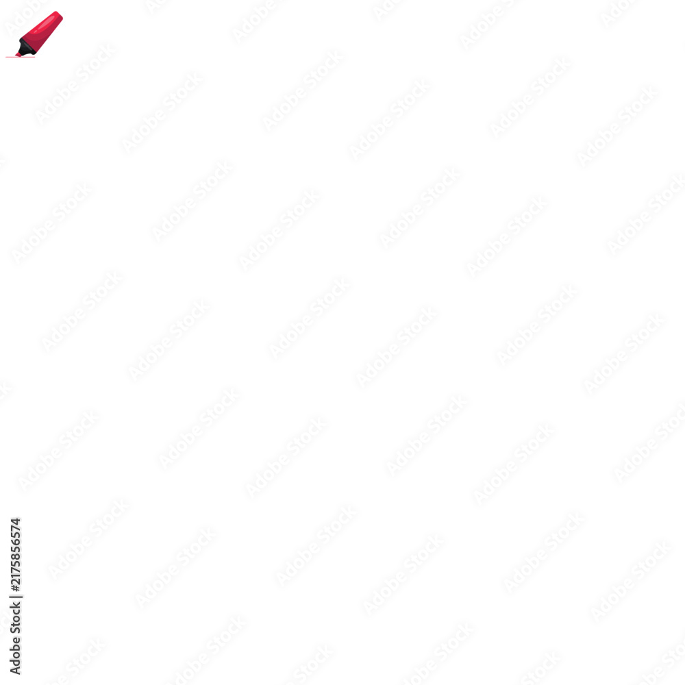 Fototapeta premium Highlighter Icon Design