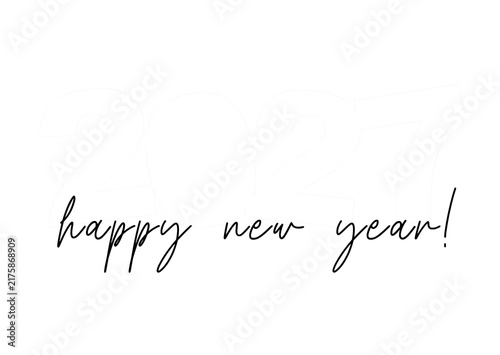 Happy new Year, new year 2027, new year's eve celebration greeting card postcard with text - template with space for your own images, isolated on white background png