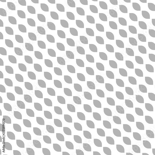 Seamless Gray Leaf Geometric Pattern Background