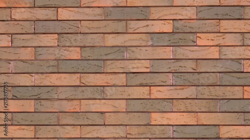Cuadro en lienzo A section of wall featuring textured hand-molded facing brick or clinker