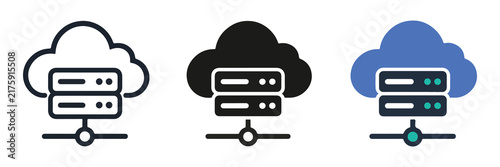 Фотография Cloud Server Computing Technology Icon