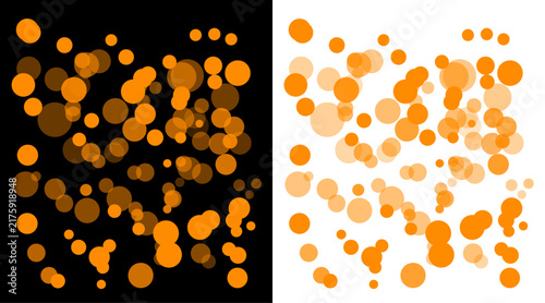 Foto Microscopic view of cellular structures a comparative analysis of two distinct b