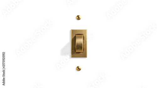 Bronze light switch  