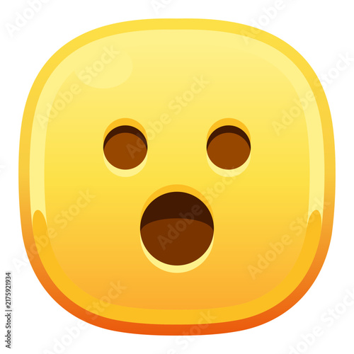 Foto Surprised Face Emoji, Shocked Amazed Astonished Astounded