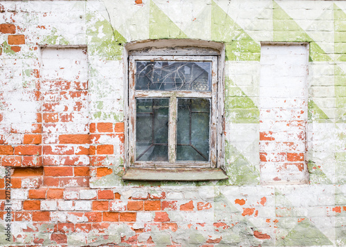 old wall with window