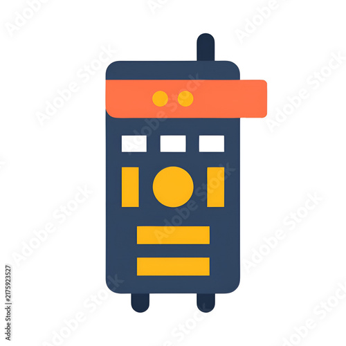 realistic vector icon illustration air conditioner