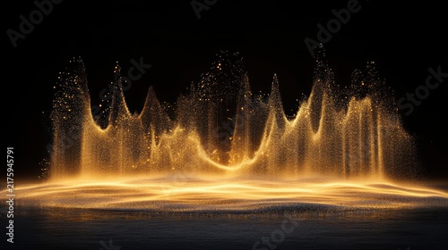 Golden abstract forms