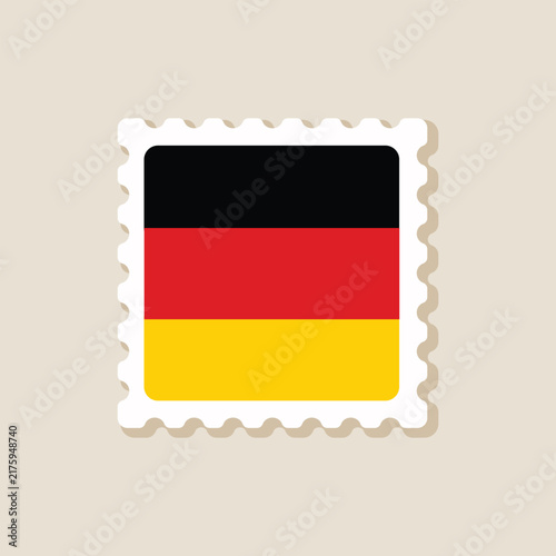 Germany Flag Postage Stamp Icon