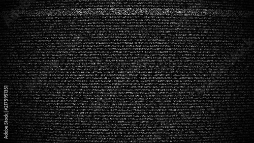 CRT Scan lines glitch horizontal seamless loop animation moving from top to bottom with VHS Glitch on black background. 4k video