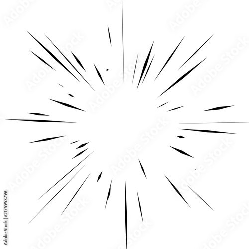 Sun Rays Radial Cartoon Background with Bright Rays and Playful Retro Style