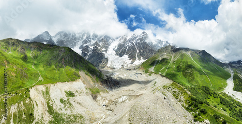 Canvastavla Svaneti Shkhara glacier